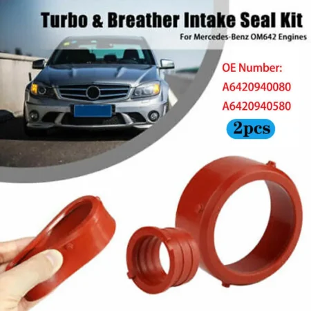 For Mercedes-Benz OM642 Red Turbo & Breather Intake Seal Kit A6420940080 Auto Turbos Sealing Gasket Automobile Accessories - Image 6